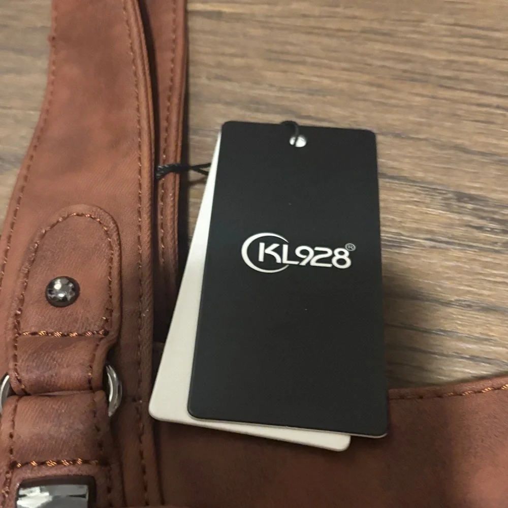 Guess Brown Handbag with Silver Accents - Picture 5 of 5